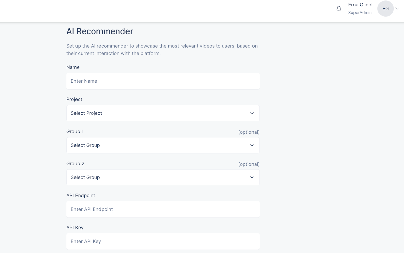 ai recommender