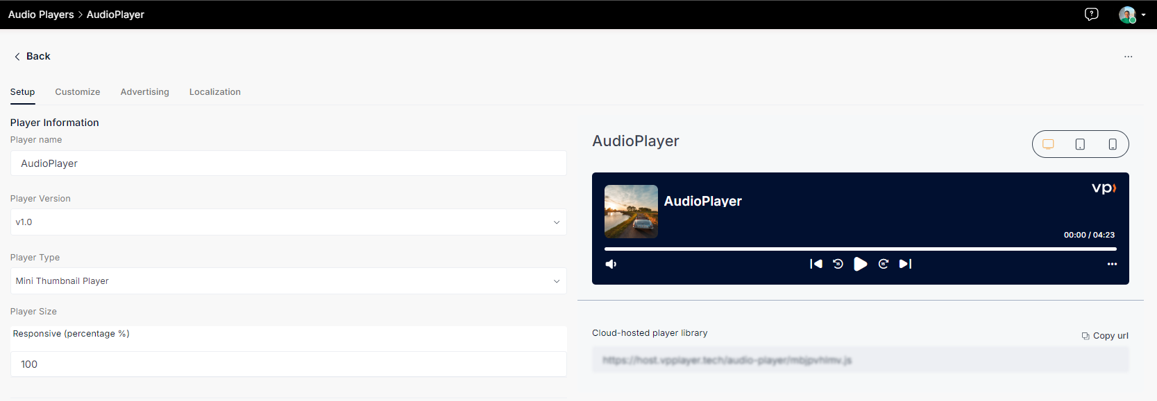 audio player 