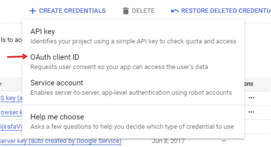 authCredentials